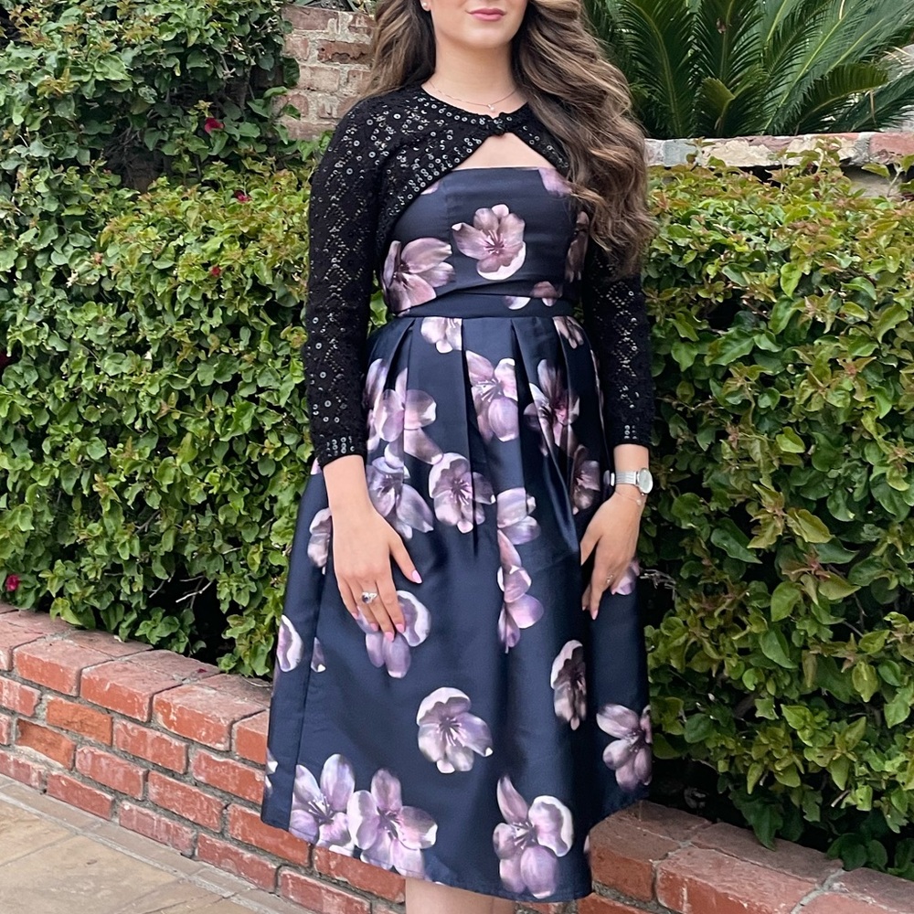 Floral Two Piece Dress